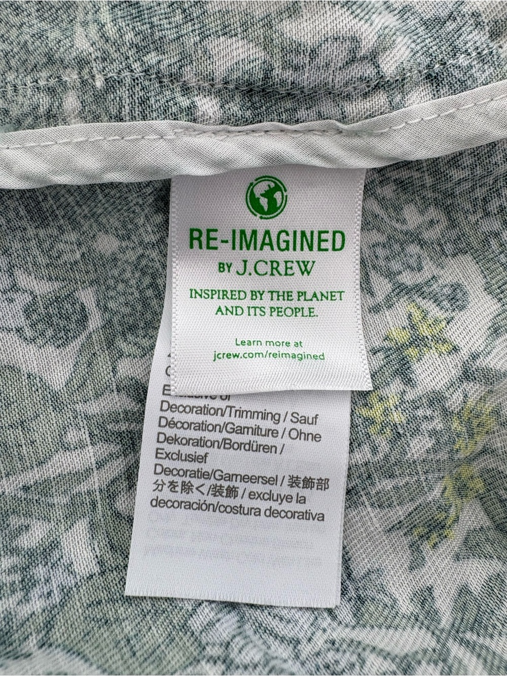 J. Crew Green Floral Puff-Sleeve Sundress - Picture 7 of 12
